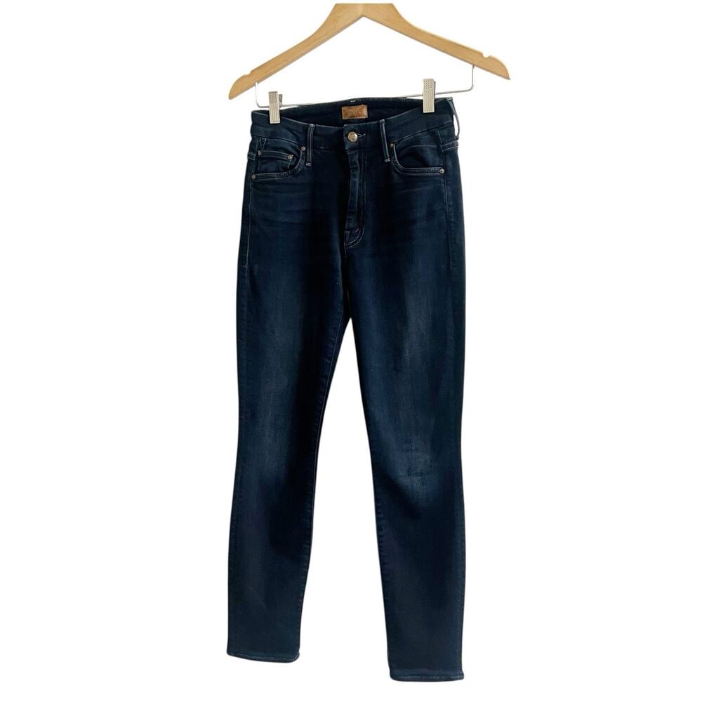 Mother Jeans Size 25 High Waisted Looker Ankle Jeans In Coffee, Tea Or Me Dark